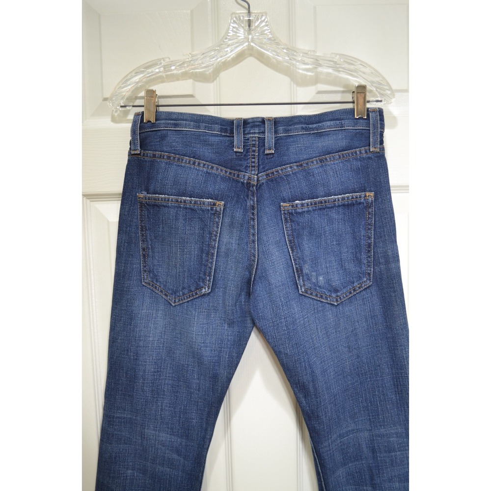 Current / Elliott 1957 The Boyfriend Blue Jeans, Distressed Style, Size 23 - Picture 7 of 9